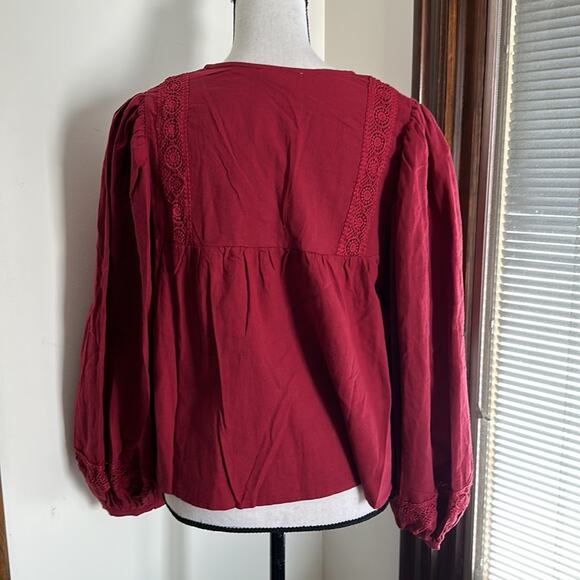 Loveriche | Boho Long Sleeve Top Size S NWT - Picture 5 of 8